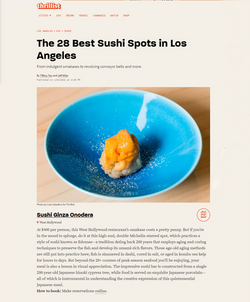 Thrillist Best Sushi